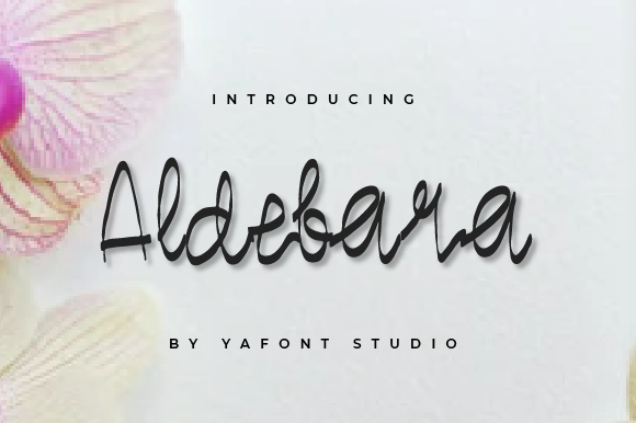 Aldebara: A Quirky Handwritten Font for Branding