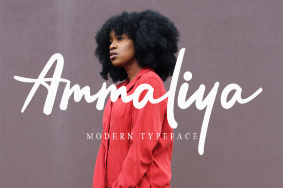 Ammaliya: A Brushed Handwritten Font Review for Branding