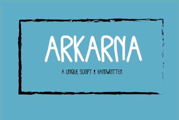 Arkarna: A Playful Handwritten Font for Web Design