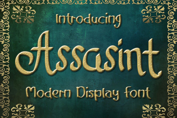 Assasint: A Handwritten Font for Campaigns