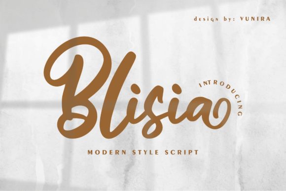 Blisia: A Bold Handwritten Font for Makers