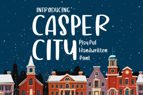 Casper City: A Playful Handwritten Font for Editorial Design
