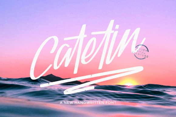 Catetin: A Handwritten Font for Polished Branding