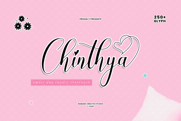Chinthya: A Romantic Handwritten Font for Web Design