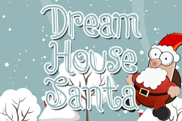 Dream House Santa: A Stylish Handwritten Font for Branding