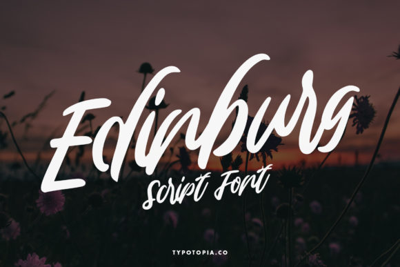 Edinburg: A Bold Script Font for Marketers