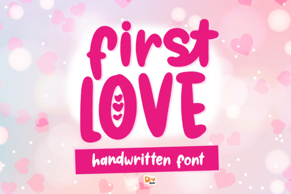First Love: A Handwritten Font for Small Business Branding