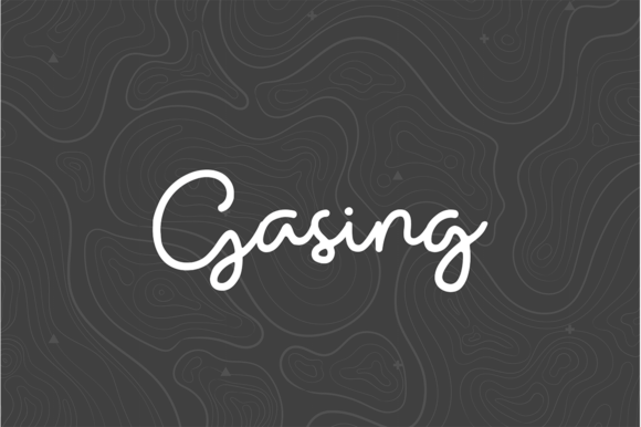 Gasing: A Cute Handwritten Font for Crafters