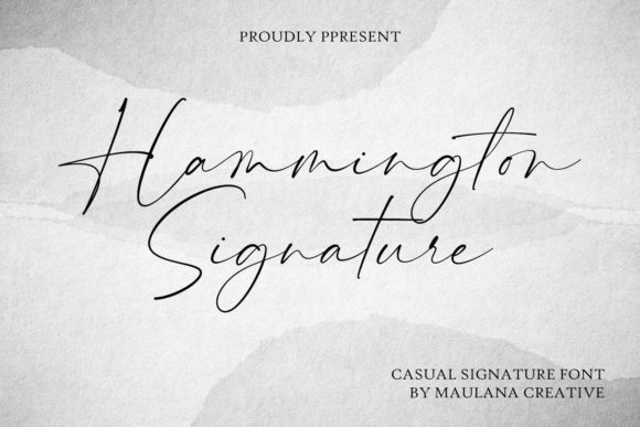 Hammington Signature: The Perfect Script Font for Campaigns