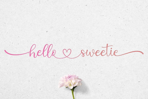 Hello Sweetie: A Delicate Handwritten Font for Web Design