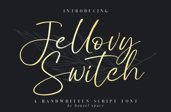 Jellovy Switch: A Delicate Handwritten Font for Crafters