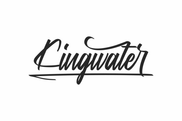 Kingwater: A Brush Script Font for Your Brand