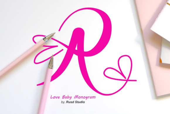 Love Baby Monogram: A Review of This Elegant Script Font
