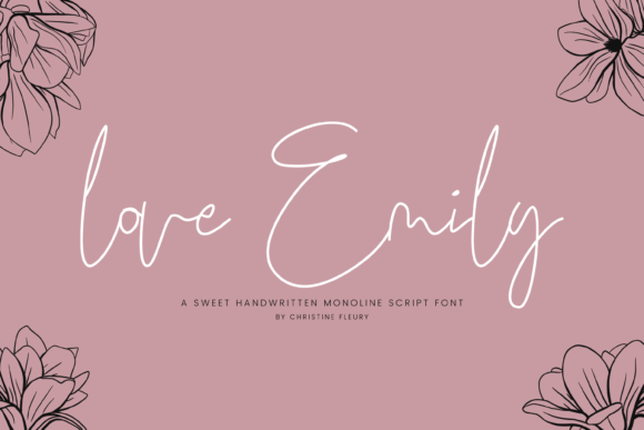 Love Emily: A Chic Script Font for Modern Web Design