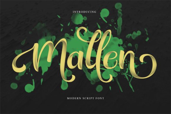 Mallen: A Handwritten Font for Warm Branding