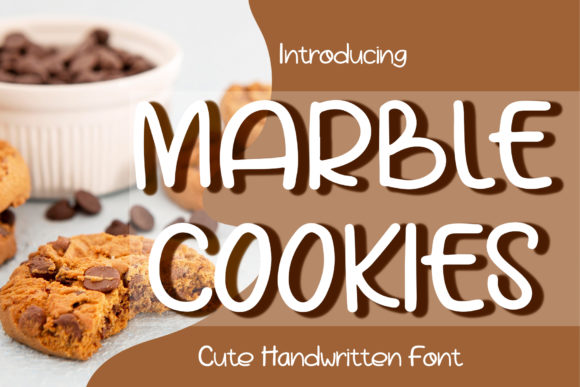 Marble Cookies: A Handwritten Font for Editorial Design