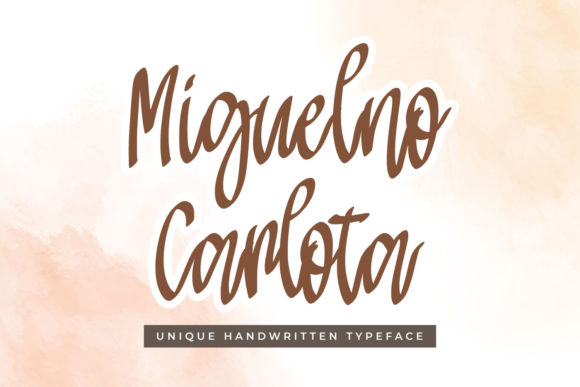 Miguelno Carlota: A Joyful Script Font for Small Business