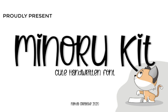Minoru Kit: A Quirky Handwritten Font for Branding