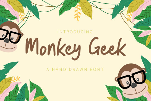 Monkey Geek: A Playful Handwritten Font for Makers