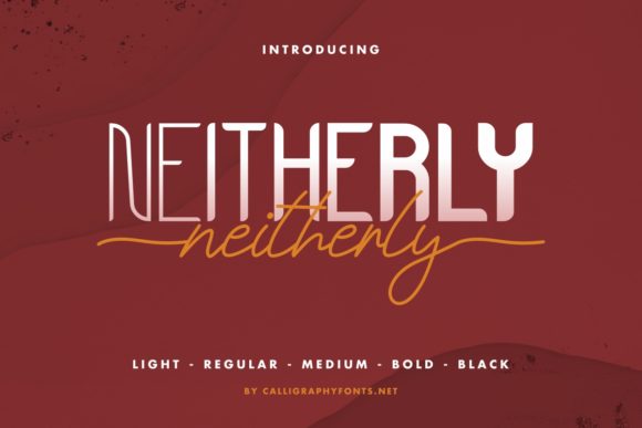 Neitherly: A Versatile Typeface for Modern Editorial Design