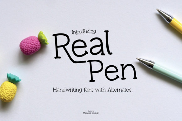 Real Pen: A Natural Handwritten Font for Branding
