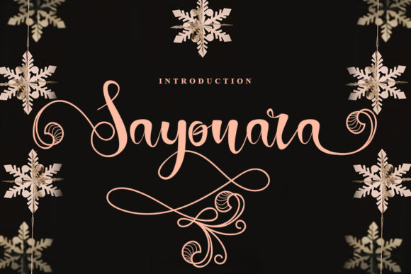 Sayonara: A Designer's Review of This Script Amp Typeface