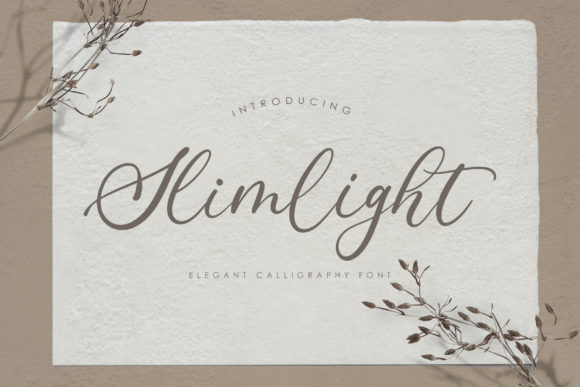 Slimlight: A Handwritten Font for Your Brand