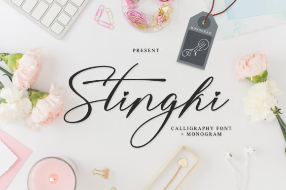 Stingki: The Elegant Script Font for Crafters