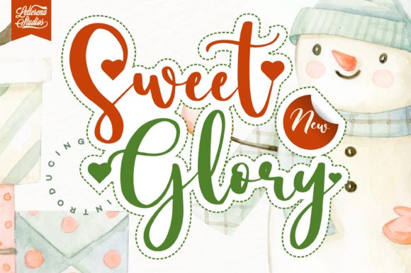 Sweet Glory: A Handwritten Font for Editorial Elegance
