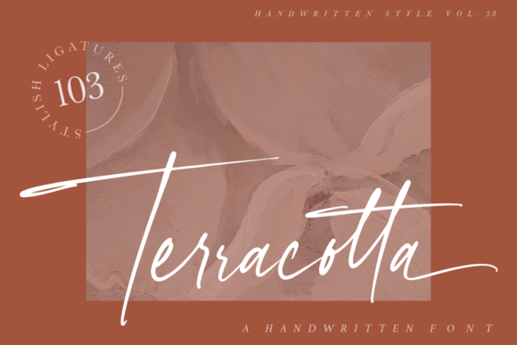 Terracotta: A Flowing Handwritten Font for Crafters