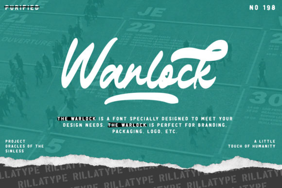 The Warlock: A Vintage Handwritten Font for Makers