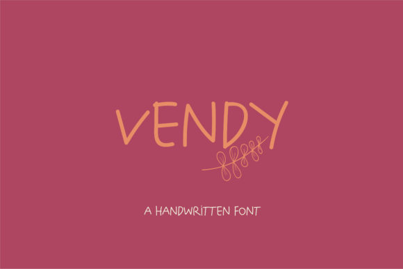 Vendy: A Quirky Handwritten Font for Modern Web Design